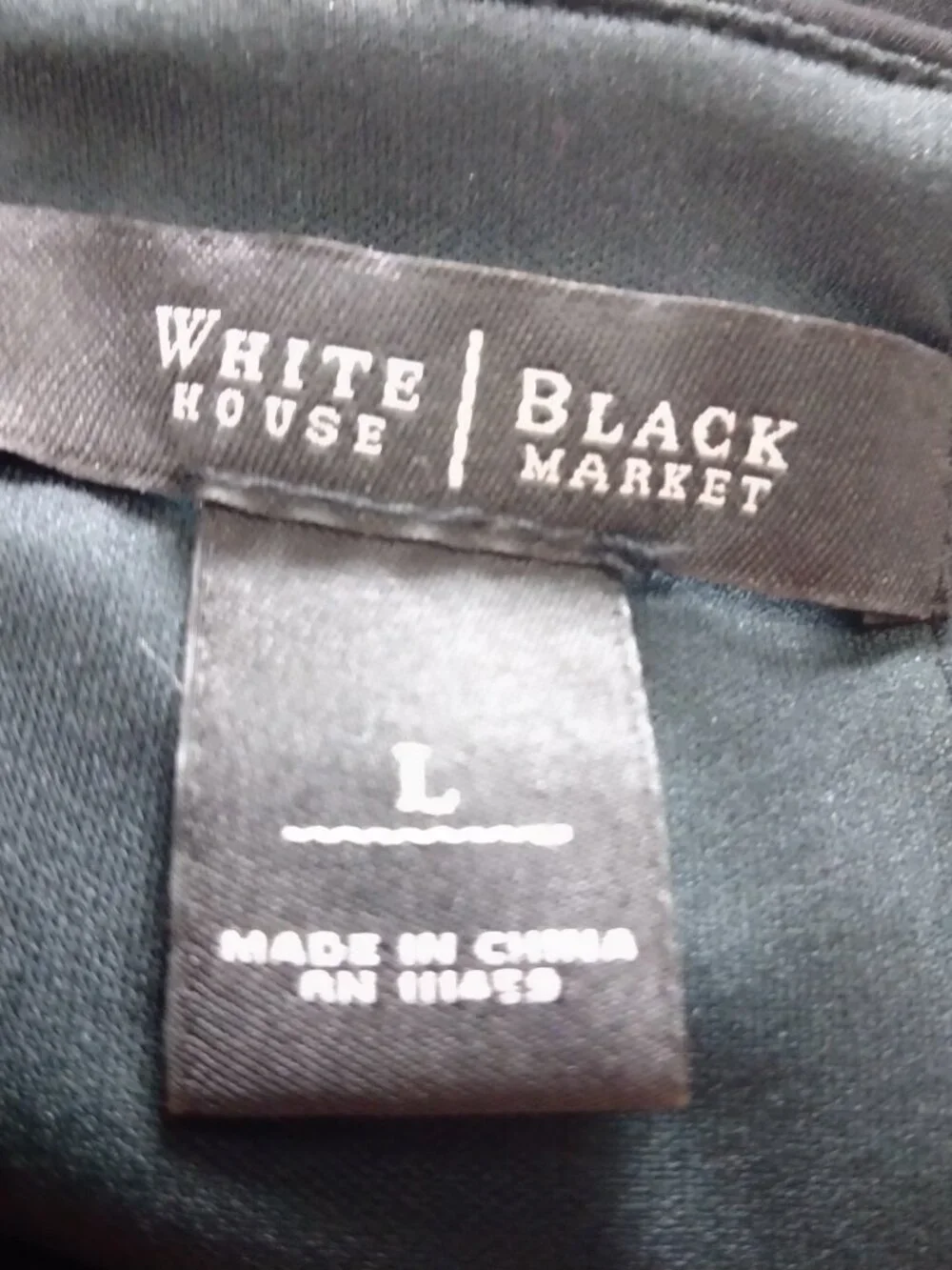 White House Black Market Strapless Black Size Large Maxi Dress Resortwear Party